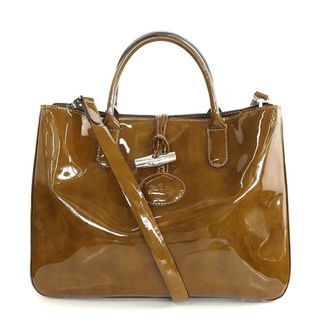 ロンシャン(LONGCHAMP)のロンシャン ロゾ 2WAY トートバッグ ハンドバッグ ショルダーバッグ 茶(ショルダーバッグ)