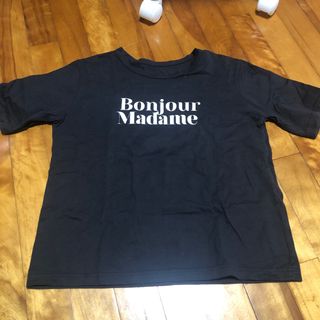 ルクールブラン(le.coeur blanc)の黒Tシャツ(Tシャツ(半袖/袖なし))