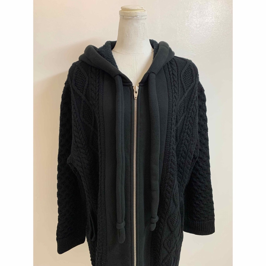 T by Alexander Wang - T by ALEXANDER WANG 18s ニット切替パーカー