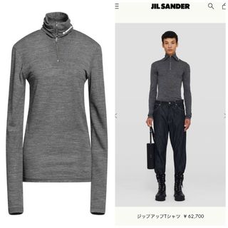 Jil Sander - JIL SANDER+ ジルサンダー ハーフジッププルオーバー