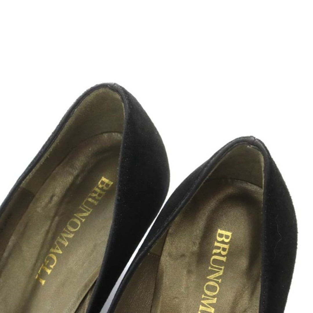 ブルーノマリ パンプス ウェッジソール 33.5 20.5cm 黒 レディースの靴/シューズ(ハイヒール/パンプス)の商品写真