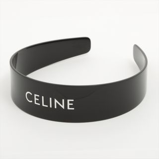 セリーヌ(celine)のセリーヌ ロゴ プラスチック  ブラック レディース ヘアアクセサリー(その他)