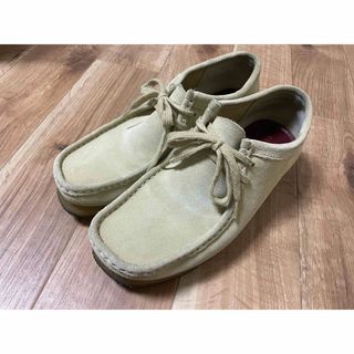 クラークス(Clarks)の【美品】クラークス ワラビー メープル 25センチ(スリッポン/モカシン)