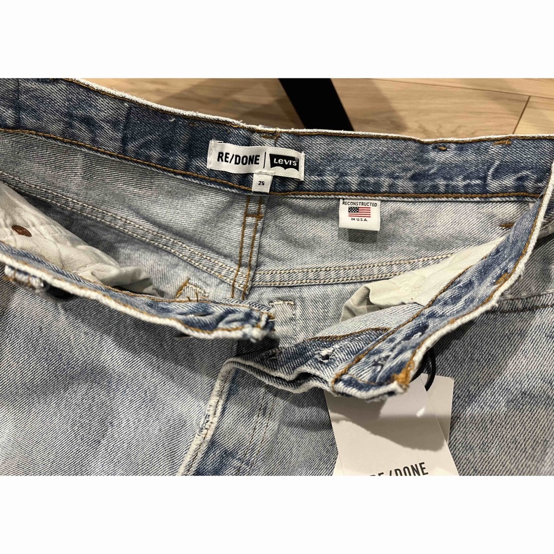 RE/DONE×LEVIS☆リダン 25 リーバイス ダメージデニム ストレート 5