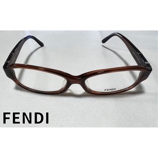 フェンディ(FENDI)のFENDI 1004A メガネ　フレーム　ブラウン　新品　未使用　男女兼用(サングラス/メガネ)