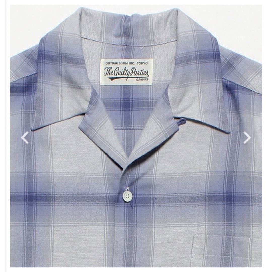 WACKO MARIA(ワコマリア)のWACKO MARIA OMBRE CHECK COLLAR SHIRT S/S メンズのトップス(Tシャツ/カットソー(半袖/袖なし))の商品写真