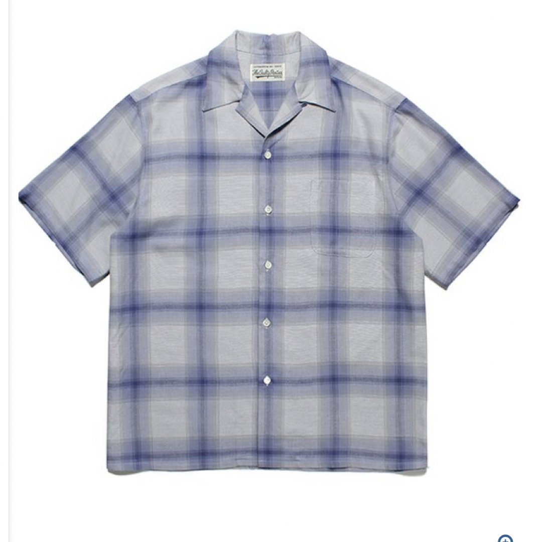 WACKO MARIA(ワコマリア)のWACKO MARIA OMBRE CHECK COLLAR SHIRT S/S メンズのトップス(Tシャツ/カットソー(半袖/袖なし))の商品写真