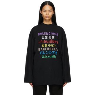 バレンシアガ(Balenciaga)の【再販無し・名作激レア・最安値】balenciaga language ロンT(Tシャツ/カットソー(七分/長袖))