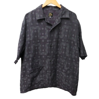 ニードルス(Needles)のニードルス 美品 23SS カバナシャツ オーバーサイズシャツ 紫 XL(シャツ)