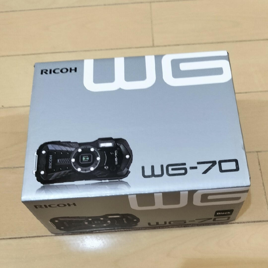 RICOH WG-70 ブラック リコー本格防水デジタルカメラスマホ/家電/カメラ