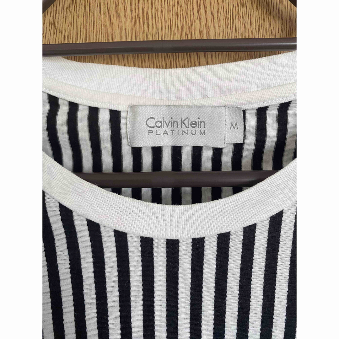 Calvin Klein(カルバンクライン)のCalvin Klein カルバンクライン ストライプカットソー メンズのトップス(Tシャツ/カットソー(半袖/袖なし))の商品写真