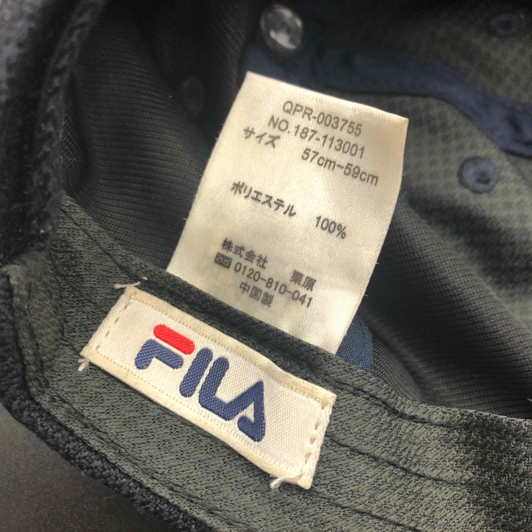 FILA(フィラ)の即決 FILA フィラ キャップ 帽子 メンズの帽子(キャップ)の商品写真