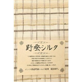 袋帯 ふくろ帯 野蚕糸 ムガ 切りばめ 正絹 織り柄 美品 obi116