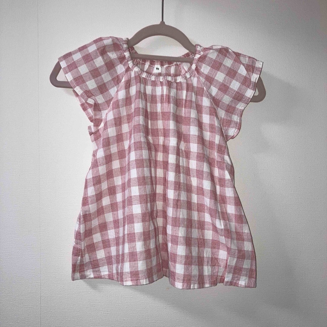 MUJI (無印良品)(ムジルシリョウヒン)の無印　子供服　ワンピース キッズ/ベビー/マタニティのキッズ服女の子用(90cm~)(ワンピース)の商品写真