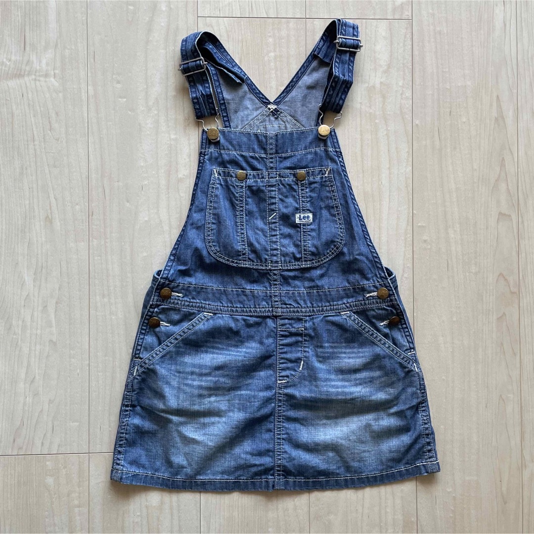 SHIPS KIDS(シップスキッズ)のアヤカロ様*専用☆ Lee デニム　ジャンパースカート キッズ/ベビー/マタニティのキッズ服女の子用(90cm~)(ワンピース)の商品写真