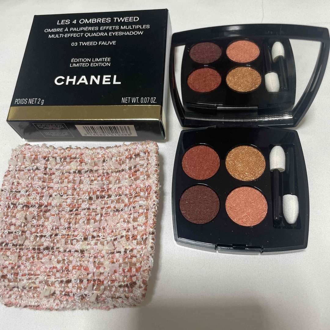 CHANEL レキャトルオンブル ツイードフォーヴ 03 新品