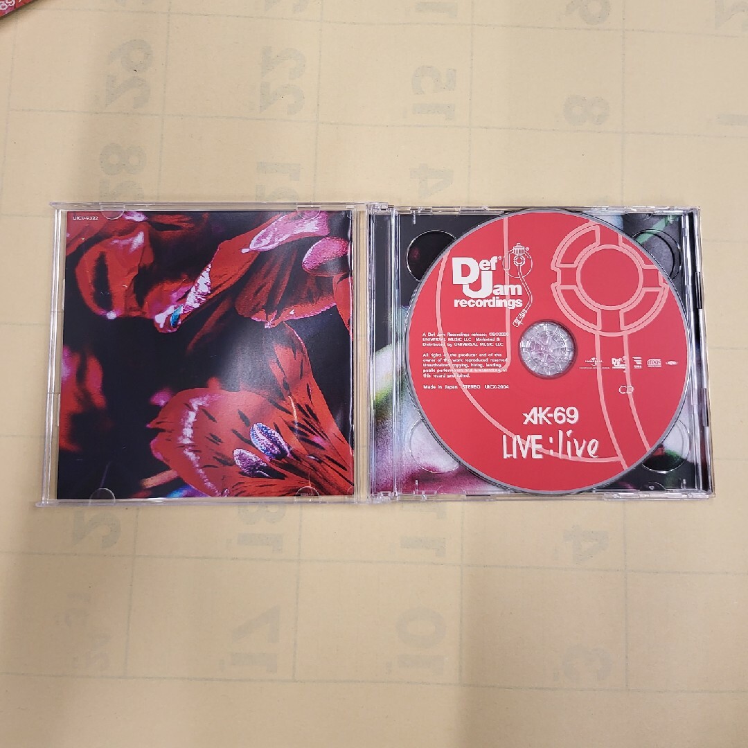 AK-69 LIVE:live (初回限定版) エンタメ/ホビーのCD(ヒップホップ/ラップ)の商品写真