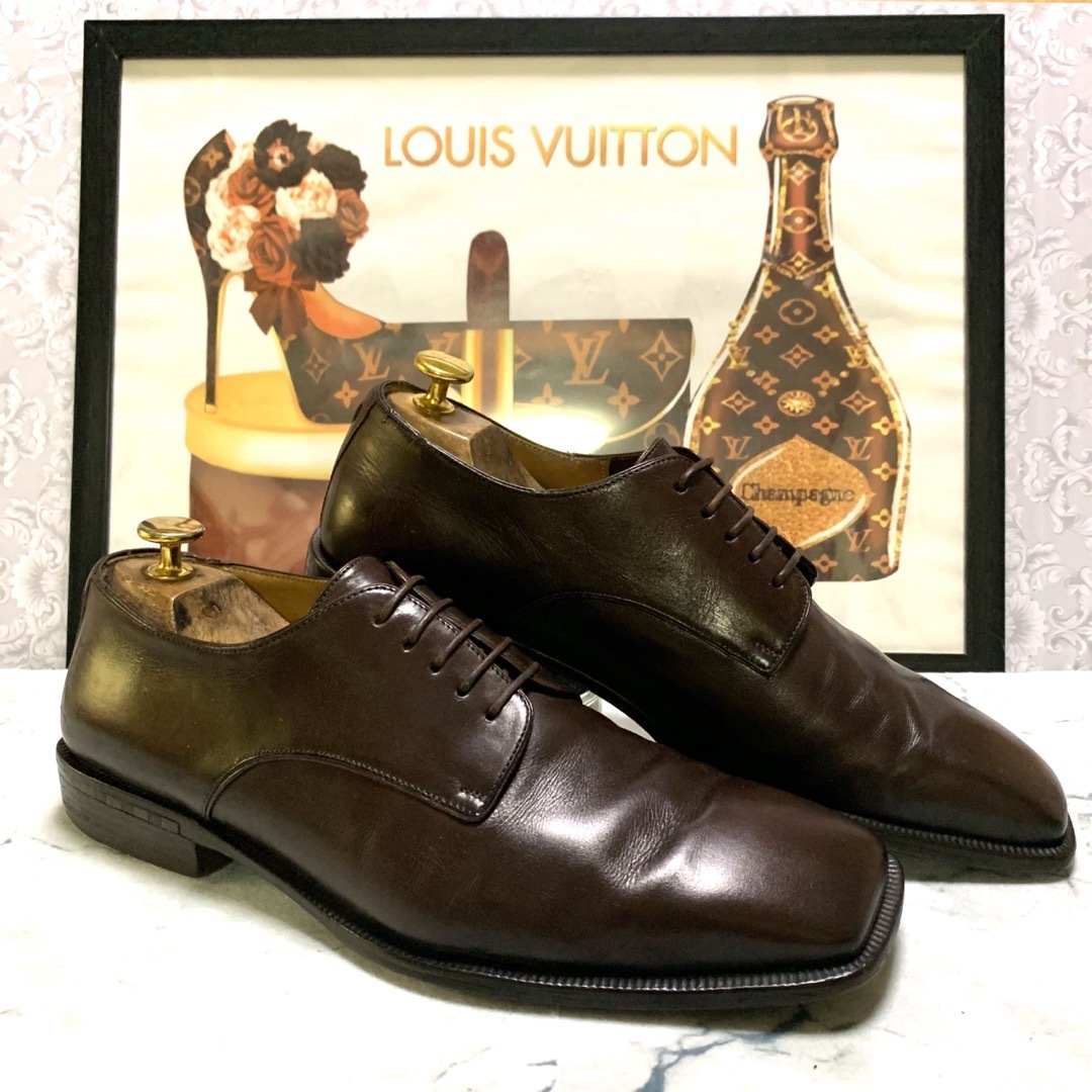 LOUIS VUITTON - ☆ルイヴィトン ダミエ☆UK7 26.0cm 本革革靴