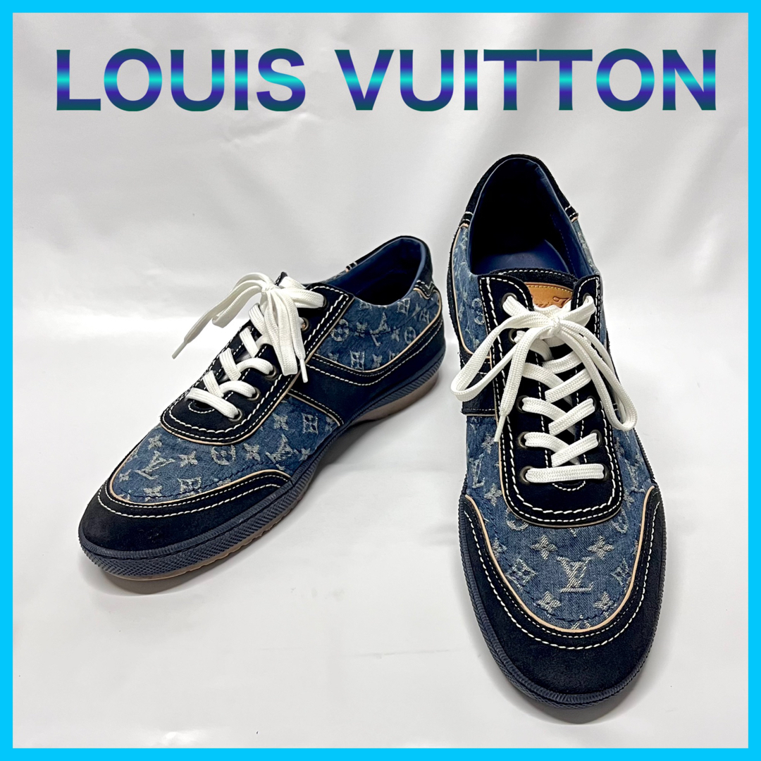 LOUIS VUITTON ルイヴィトン モノグラム デニム スニーカースニーカー