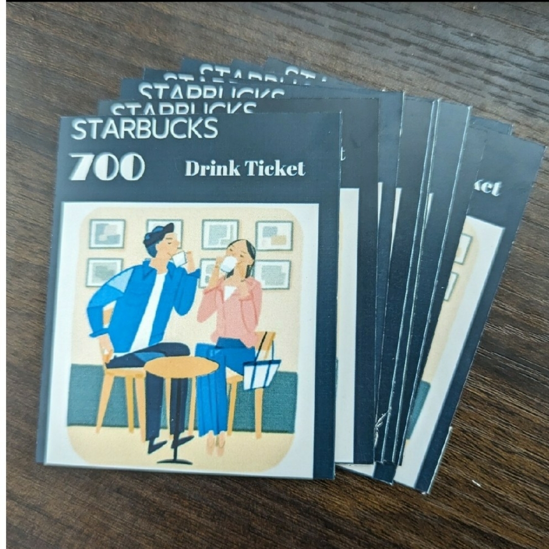 スターバックス ドリンクチケット 700円x 12枚 STARBUCKS GIF