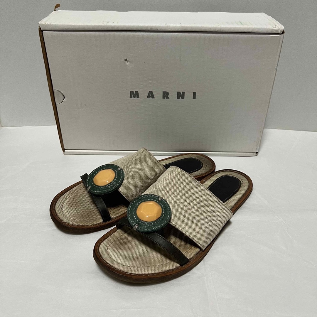 Marni - Marni マルニ フラット サンダル 38 25cmの通販 by soi shop