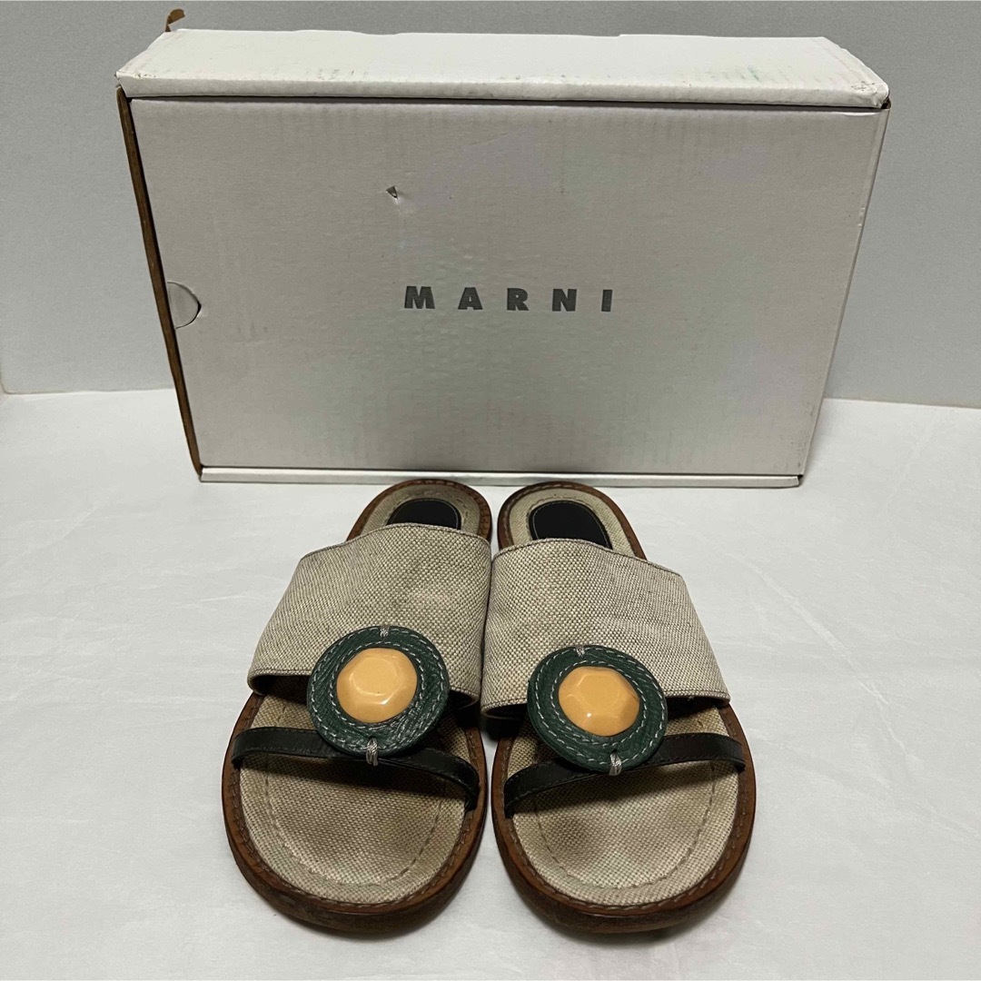 Marni - Marni マルニ フラット サンダル 38 25cmの通販 by soi shop