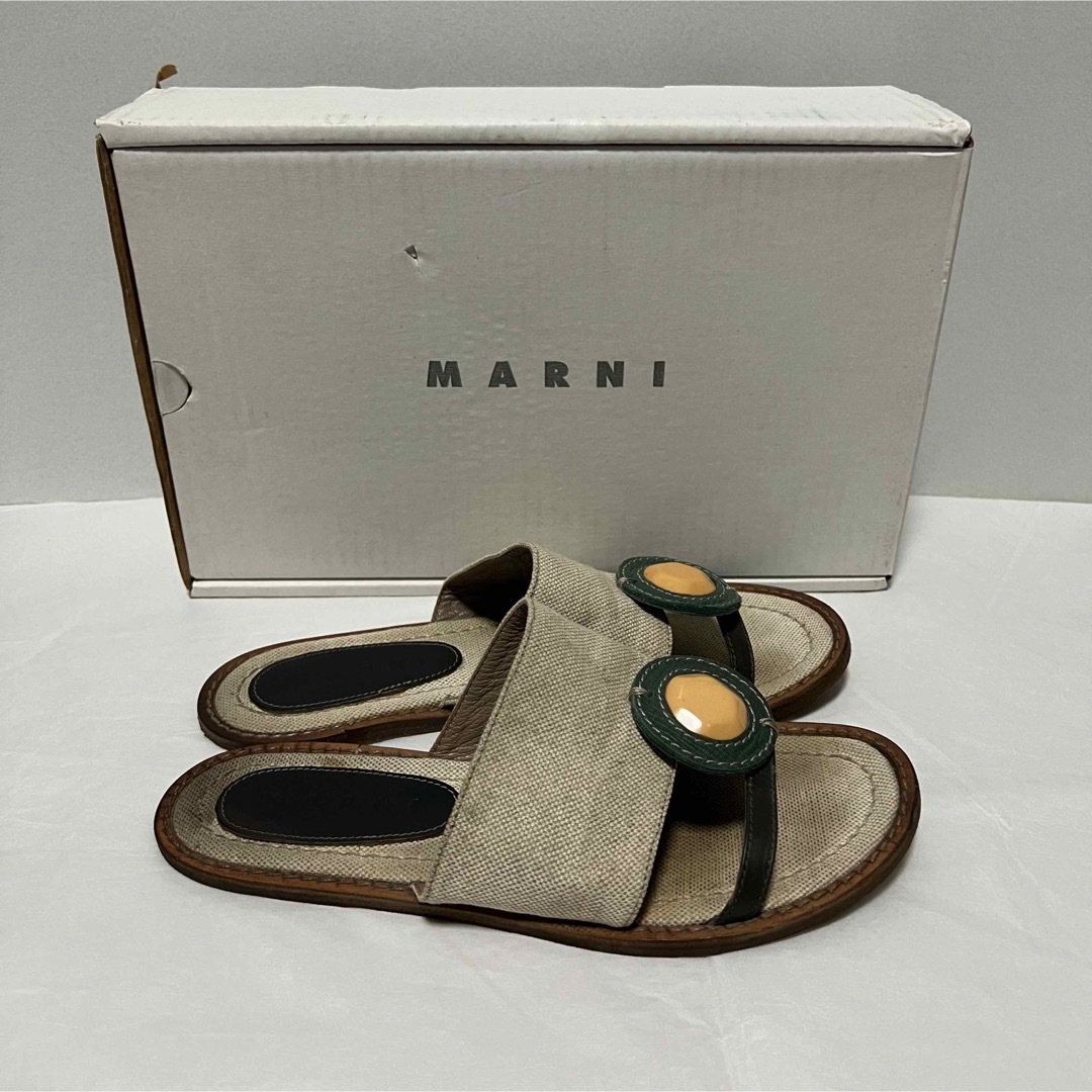 Marni - Marni マルニ フラット サンダル 38 25cmの通販 by soi shop