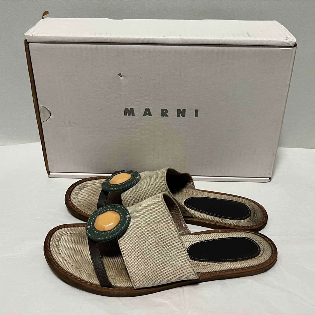 Marni - Marni マルニ フラット サンダル 38 25cmの通販 by soi shop