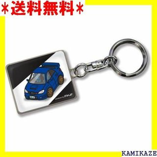 ★在庫処分 MKJP カスタムキーホルダー スバル インプ ク 車カラー：ブルー(その他)