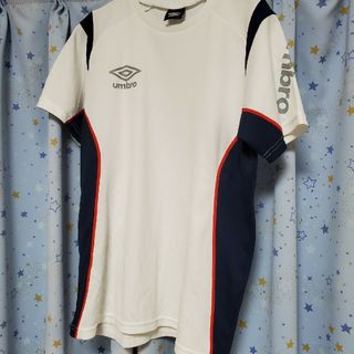 アンブロ(UMBRO)のumbro　半袖Tシャツ　L ホワイト　メンズ　レディース　ユニセックス(ウェア)