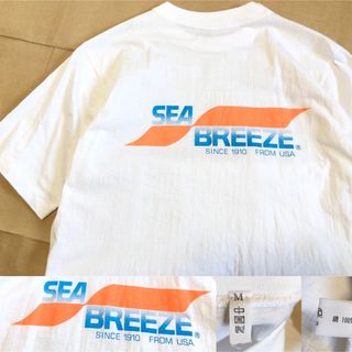 シーブリーズ(SEA BREEZE)の90s SEA BREEZE Tシャツ M 白 シーブリーズ 企業物(Tシャツ/カットソー(半袖/袖なし))