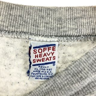 古着 90年代 SOFFE カレッジスウェットシャツ トレーナー USA製 メンズXL ヴィンテージ /eaa362073