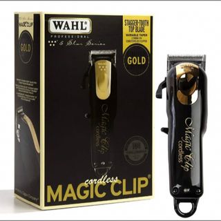wahl コードレスバリカンファイブスターマジッククリップ GOLD/BLACKの
