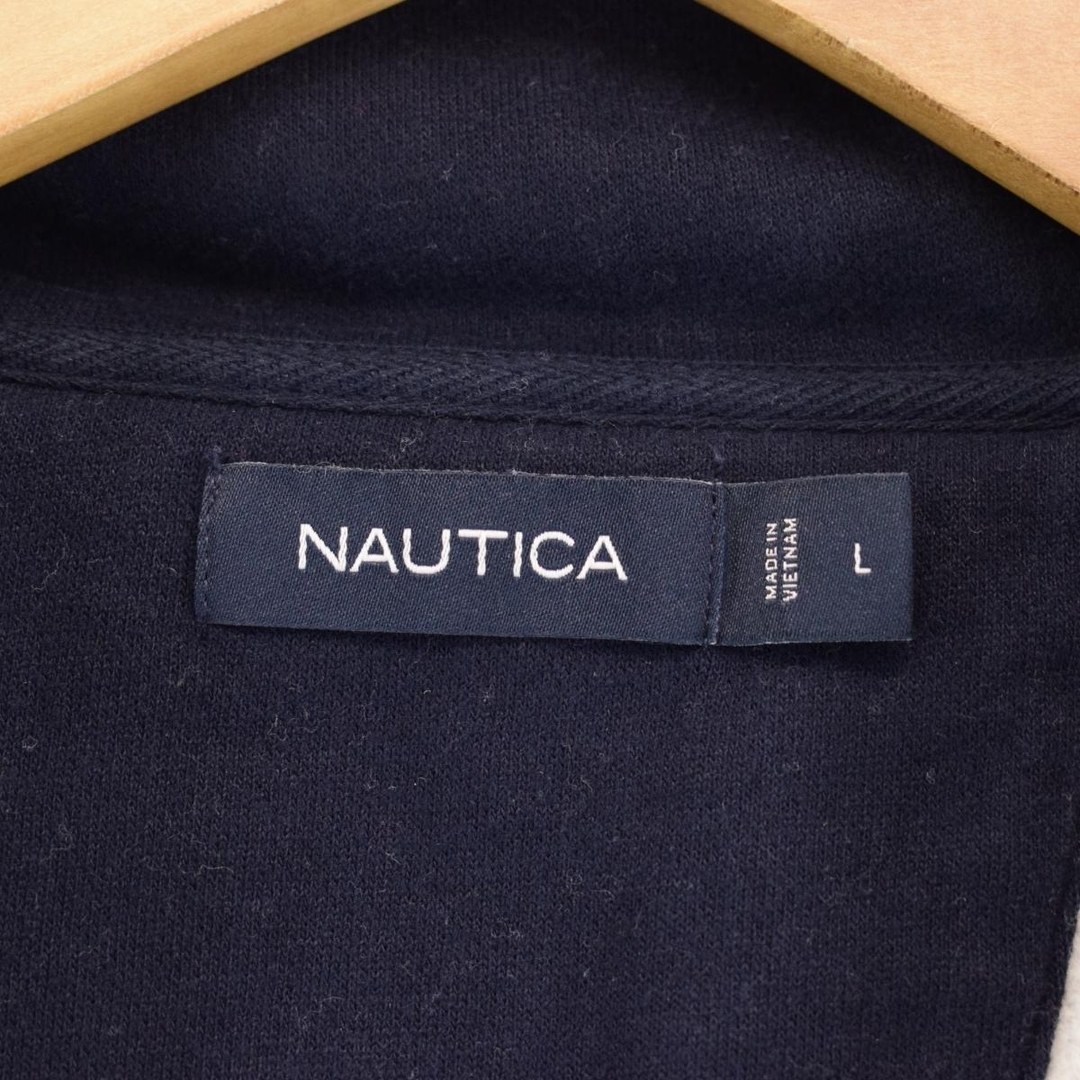 NAUTICA(ノーティカ)の古着 ノーティカ NAUTICA ハーフジップスウェットシャツ トレーナー メンズM /eaa330556 メンズのトップス(スウェット)の商品写真