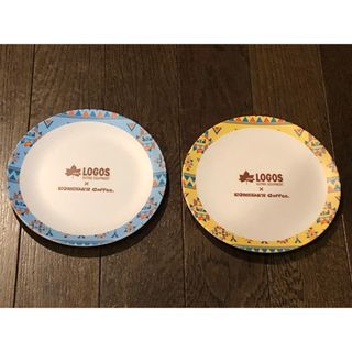 ロゴス(LOGOS)の【送料込】新品 コメダ珈琲店 × LOGOS バンブーファイバープレート(ノベルティグッズ)