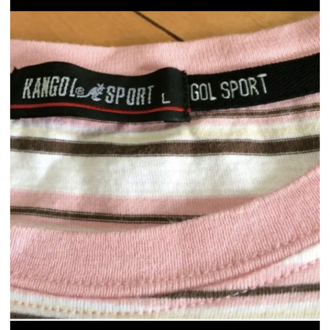 KANGOL(カンゴール)のカンゴールボーダーコットンカットソー値下げ！ レディースのトップス(Tシャツ(半袖/袖なし))の商品写真