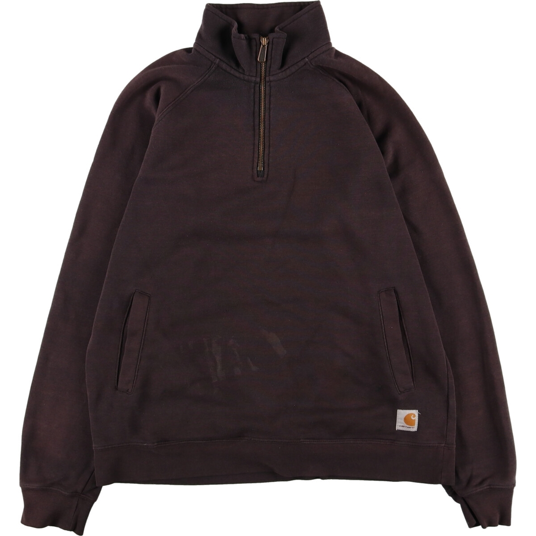 カーハート Carhartt ハーフジップスウェットシャツ トレーナー メンズL /eaa362294