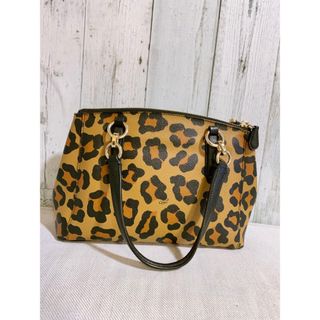 美品　コーチ　coach レオパード　豹柄　ショルダーバッグ　bag