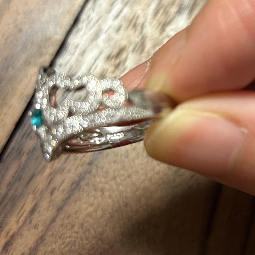 【鑑別証明証完備！】パライバトルマリン ダイヤモンド プラチナ リング レディースのアクセサリー(リング(指輪))の商品写真