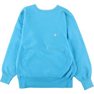 チャンピオン(Champion)の古着 90年代 チャンピオン Champion リバースウィーブ 刺繍タグ ワンポイントロゴスウェット トレーナー USA製 メンズM ヴィンテージ /eaa362431(スウェット)