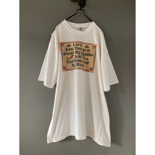 古着 ビンテージ Tシャツ XL ビックサイズ♥︎刺繍 プリント シンプル 希少(Tシャツ(半袖/袖なし))