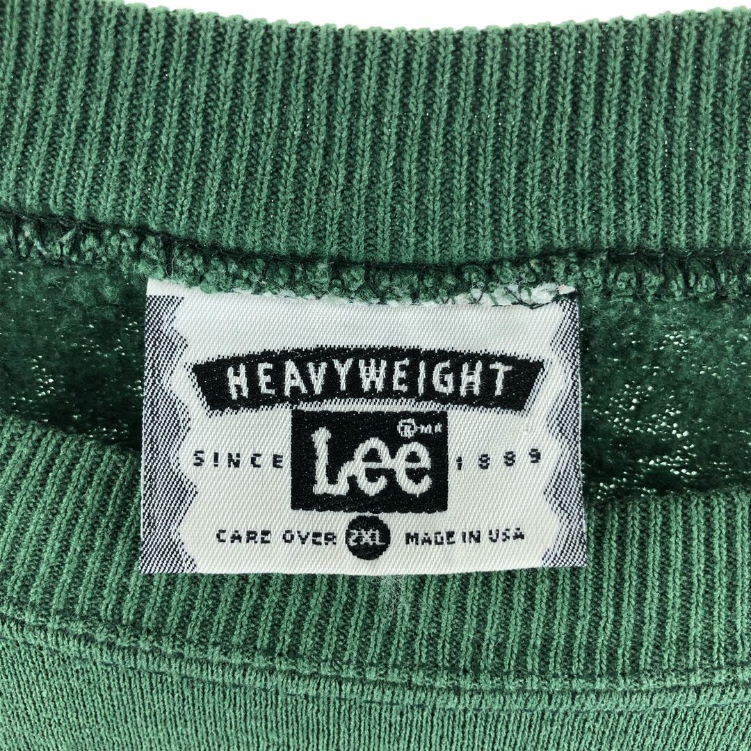 Lee - 古着 90年代 リー Lee HEAVYWEIGHT 無地スウェット トレーナー