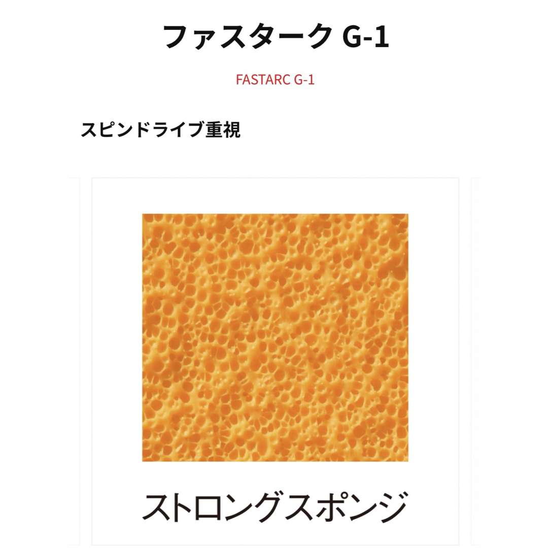 Nittaku(ニッタク)のNittaku🏓ニッタク卓球ファスターク黒Fastarc G-1 厚1.8  スポーツ/アウトドアのスポーツ/アウトドア その他(卓球)の商品写真