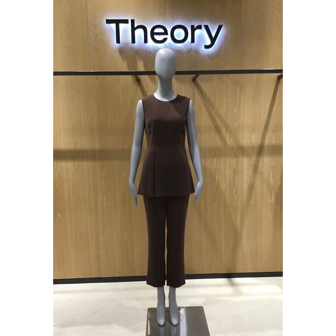 Theory 20aw チュニック丈プルオーバーブラウス