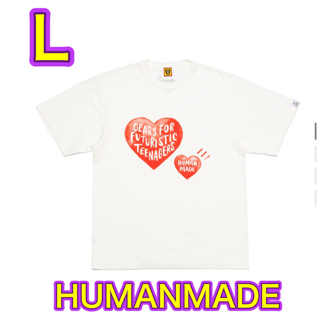 HUMANMADE ヒューマンメイド Tシャツ ホワイト L