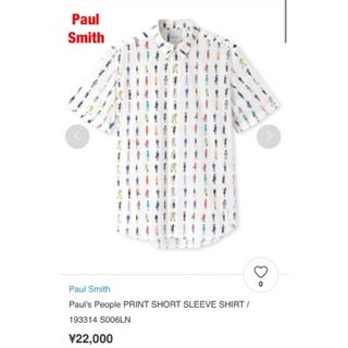 Paul Smith - 【人気】Paul Smith ポールスミス 総柄シャツ ピープル柄