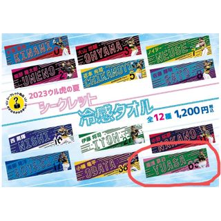 ハンシンタイガース(阪神タイガース)の【新品・未使用】2023ウル虎の夏　シークレット冷感タオル　阪神🐯湯浅京己(応援グッズ)