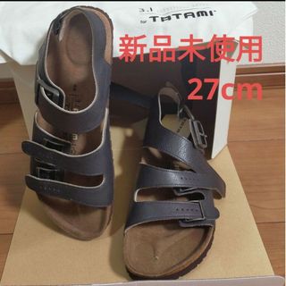 ビルケンシュトック(BIRKENSTOCK)の15 トリトン　ブラック　ダークグレー　27cm(サンダル)