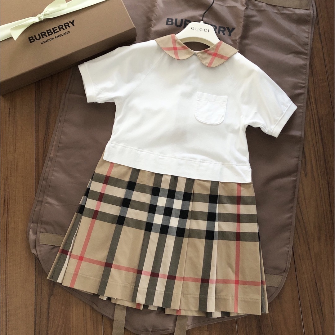 BURBERRY(バーバリー)のバーバリーチルドレン ワンピース 8Y キッズ/ベビー/マタニティのキッズ服女の子用(90cm~)(ワンピース)の商品写真