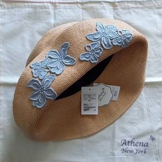 アシーナニューヨーク(Athena New York)の新品☆Athena New York AMANDA RAF ハット(麦わら帽子/ストローハット)